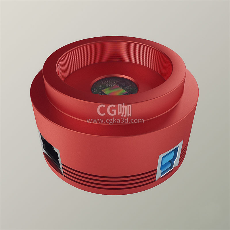 CG咖-照相机模型彩色高速天文相机模型