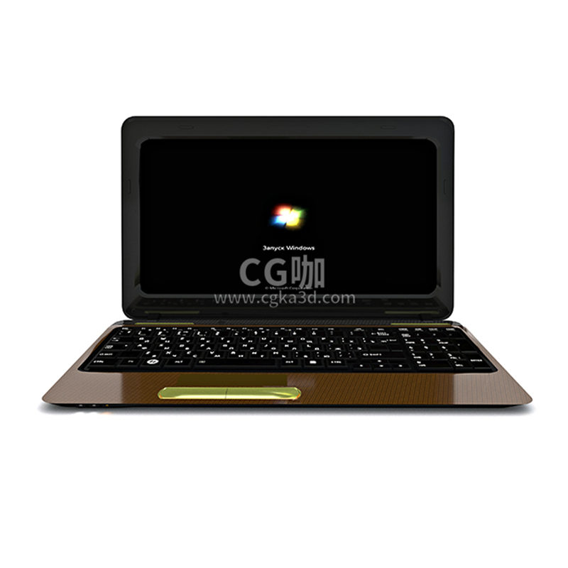 CG咖-笔记本电脑模型