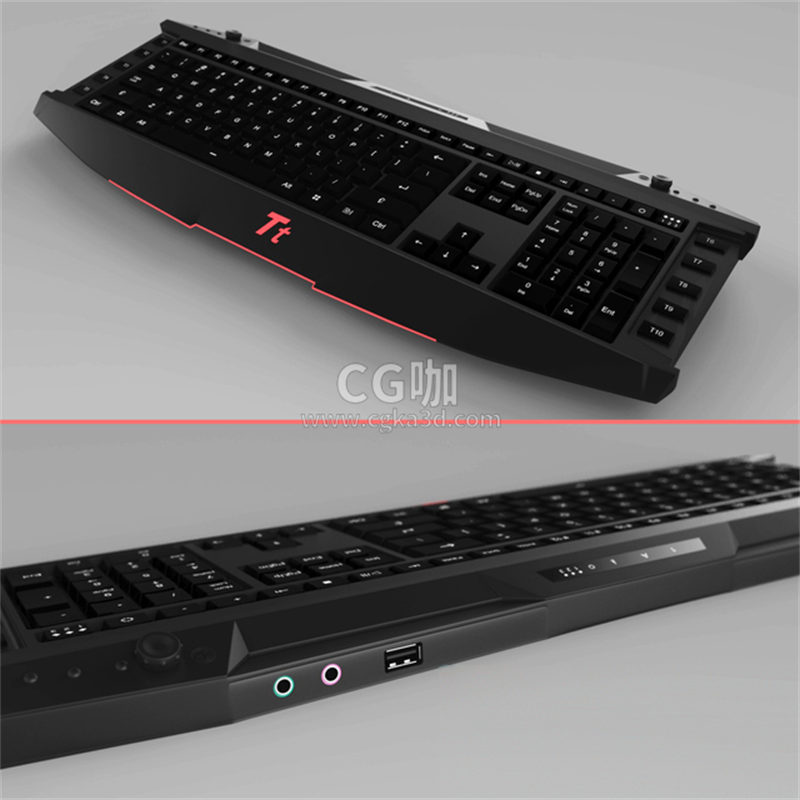 CG咖-游戏键盘模型电脑键盘模型
