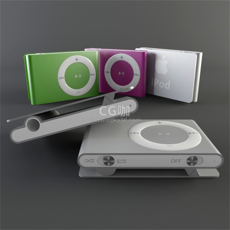 CG咖-MP3模型苹果音乐播放器模型