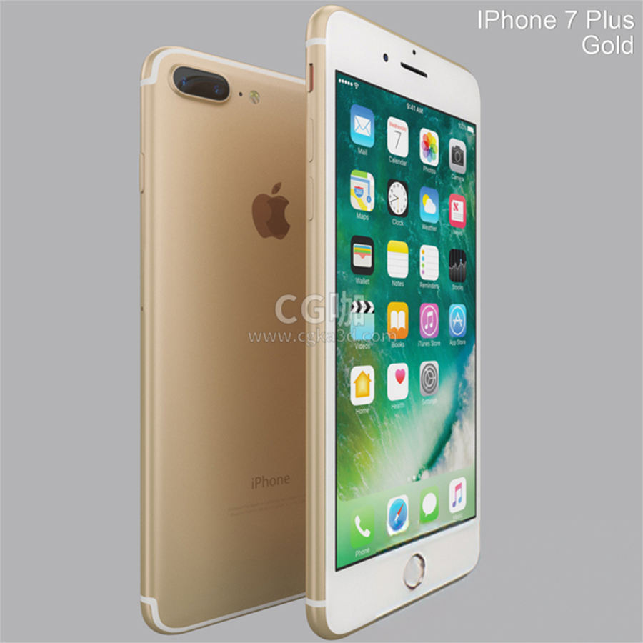 CG咖-苹果手机模型iPhone7 plus模型