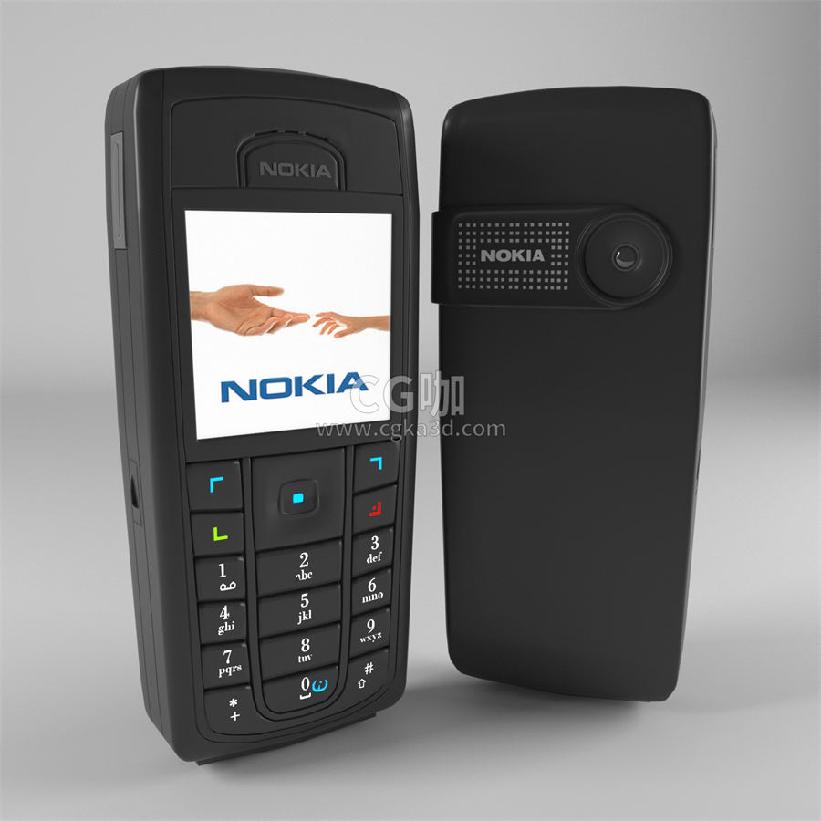 CG咖-诺基亚手机模型老人机模型诺基亚按键手机