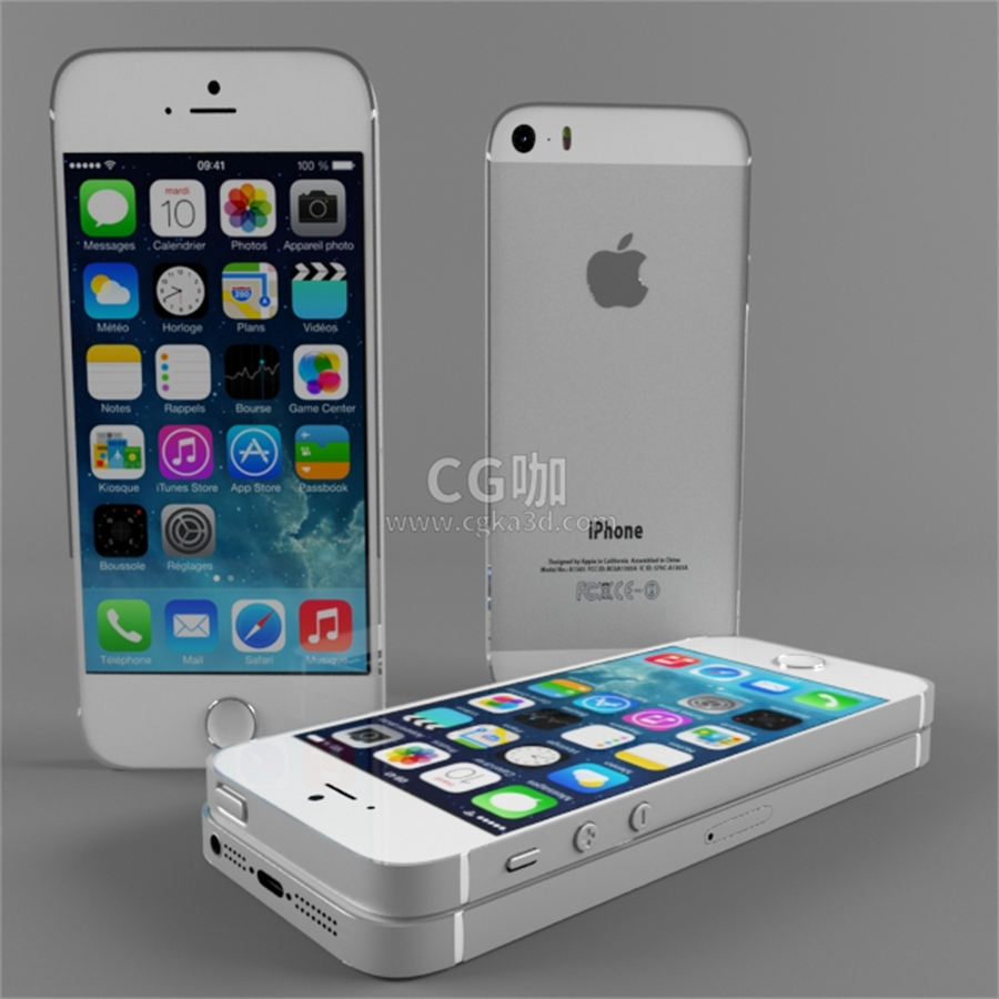CG咖-苹果手机模型iPhone5s模型