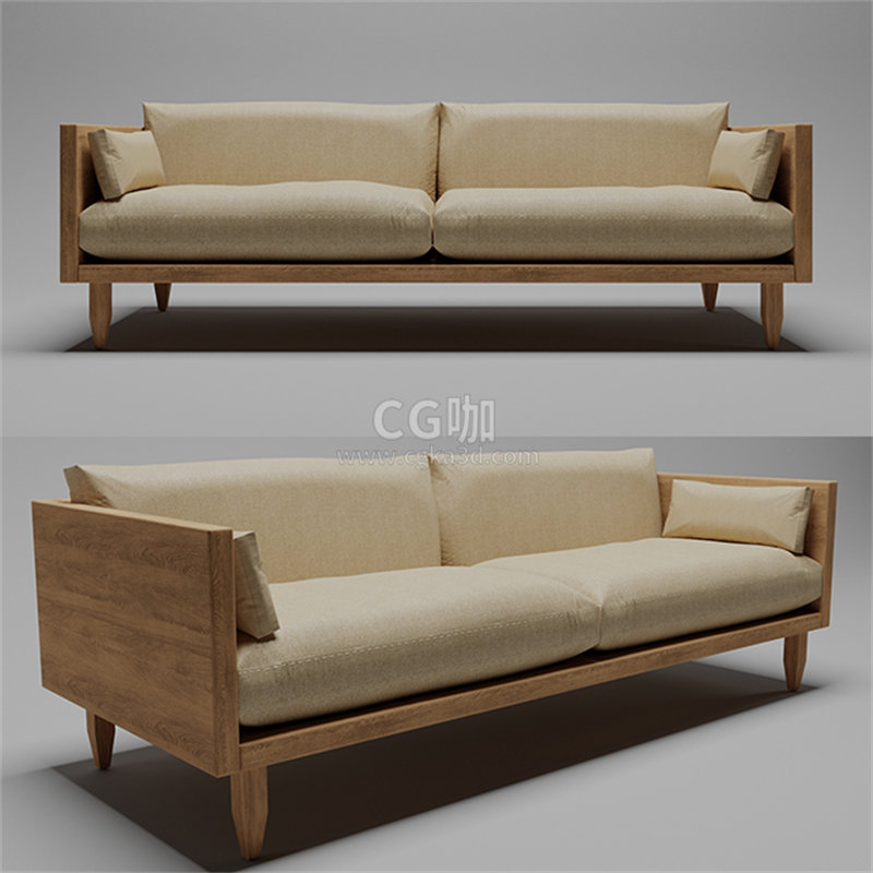 CG咖-沙发模型