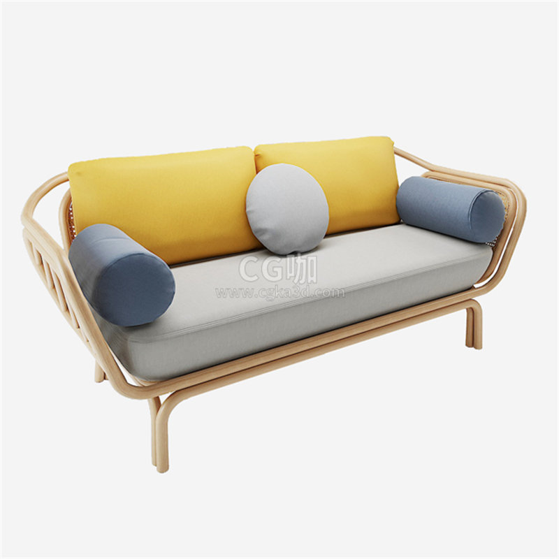 CG咖-沙发椅模型沙发模型