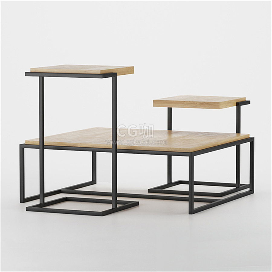 CG咖-方桌模型小桌子模型桌子模型