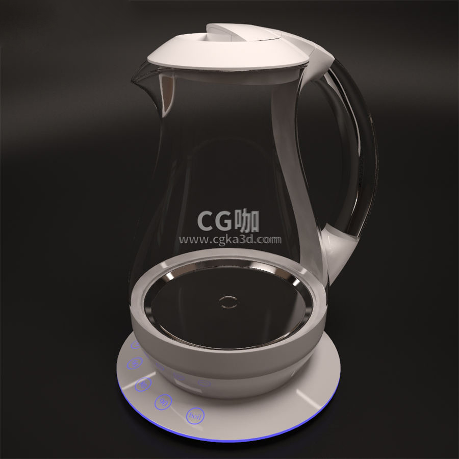 CG咖-电水壶模型电烧水壶模型