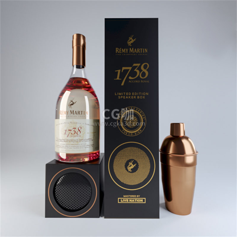 CG咖-伏特加模型人头马洋酒模型酒瓶模型白兰地模型香槟模型