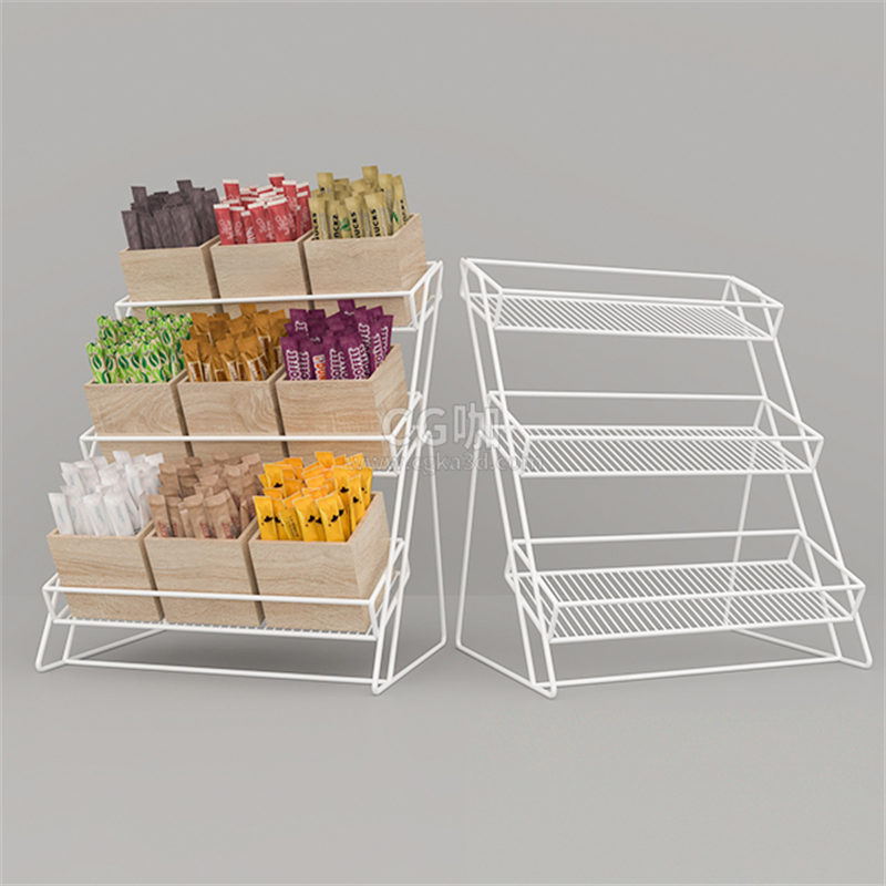 CG咖-包装食品模型零食模型货架模型