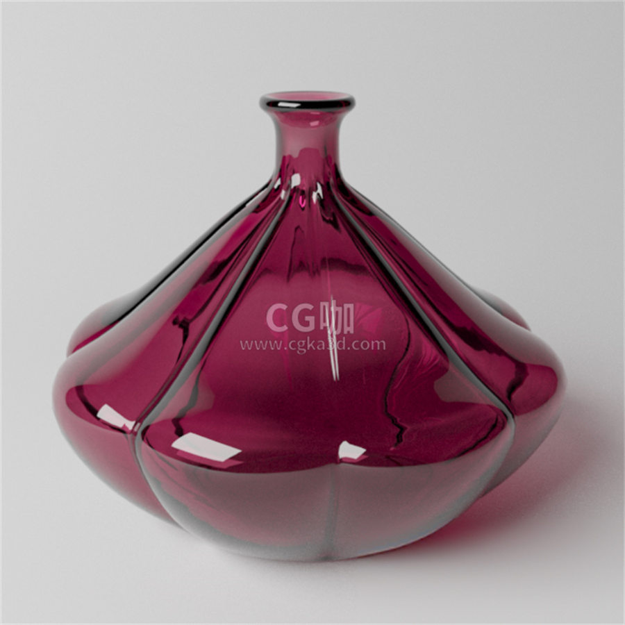 CG咖-玻璃花瓶模型
