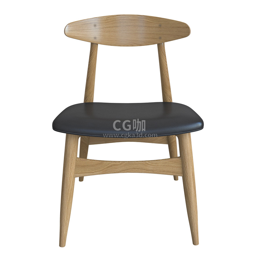 CG咖-椅子模型木椅模型