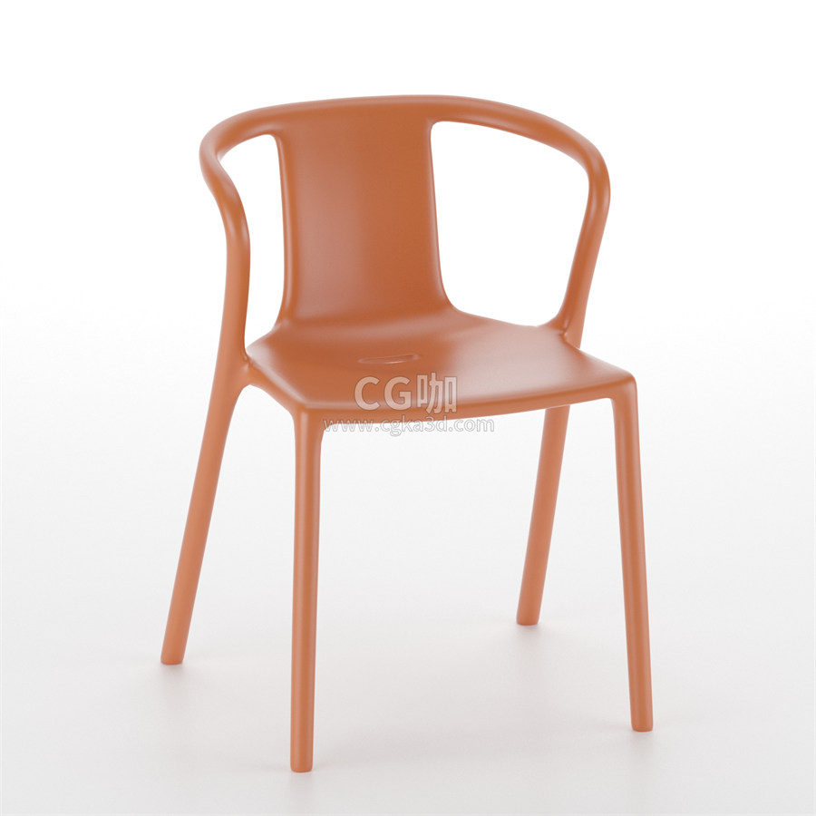 CG咖-椅子模型靠背椅模型餐椅模型