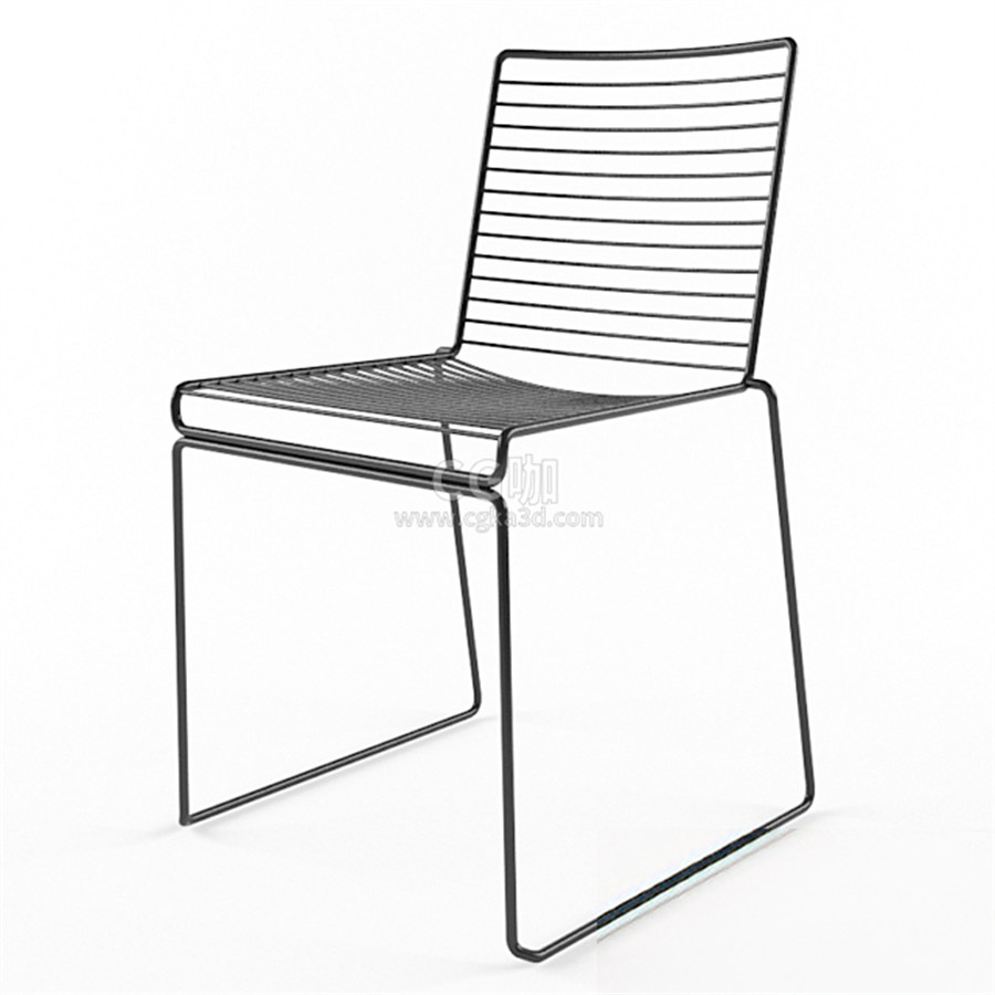 CG咖-椅子模型铁艺椅模型镂空椅模型