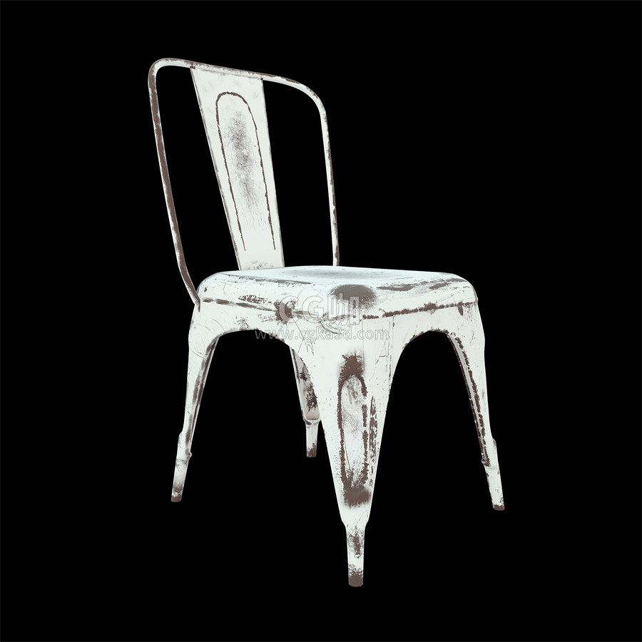 CG咖-陈旧椅子模型磨损椅子模型