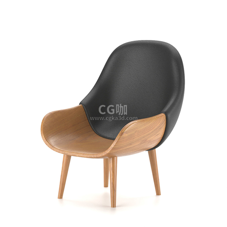 CG咖-椅子模型餐椅模型创意椅模型矮椅模型
