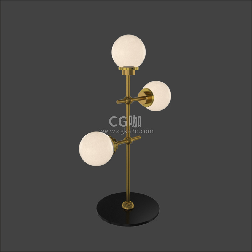 CG咖-灯具模型装饰台灯模型床头灯模型