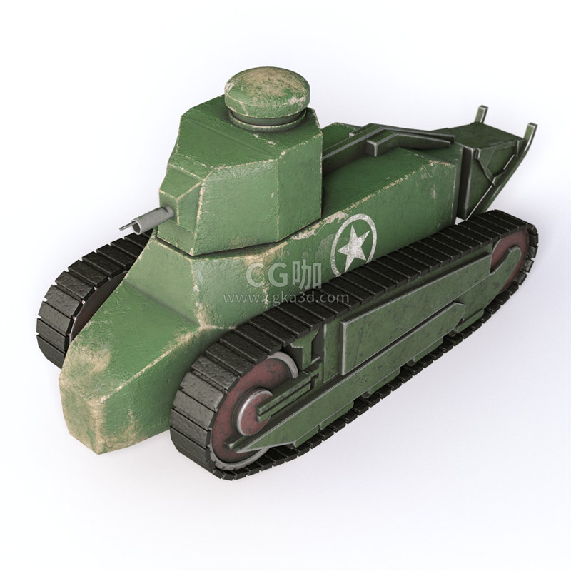 CG咖-儿童玩具模型坦克玩具模型玩具车模型