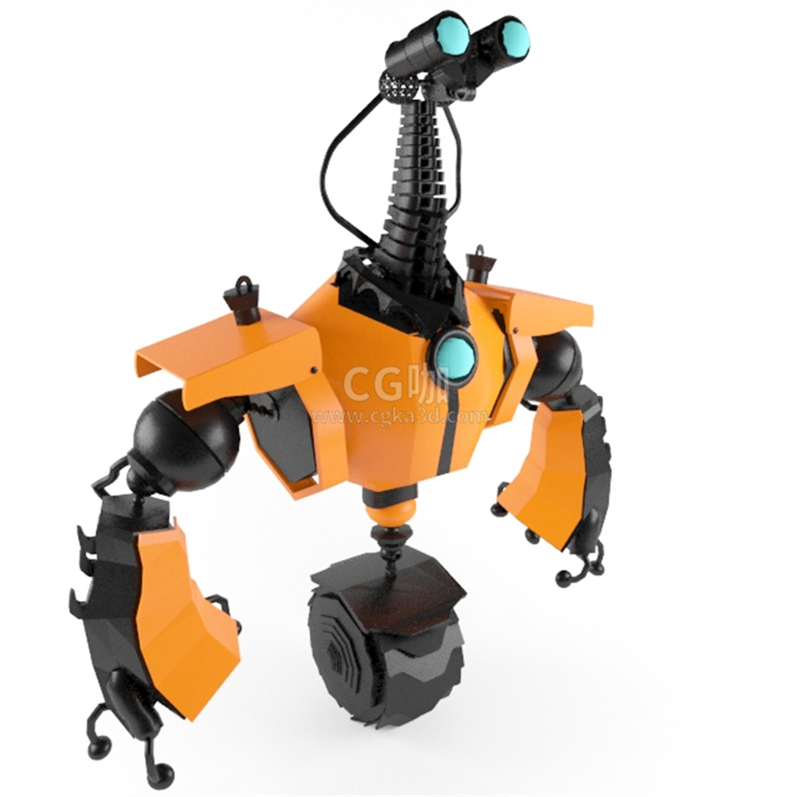CG咖-儿童玩具模型机器人玩具模型
