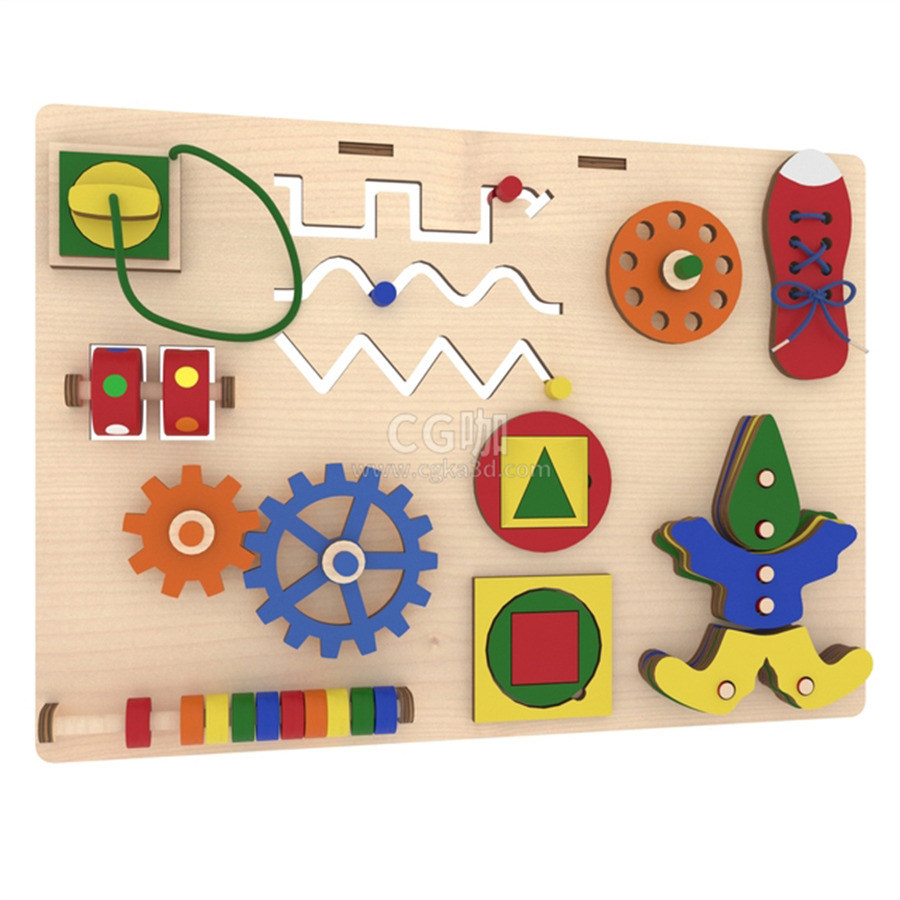 CG咖-儿童玩具模型益智玩具模型拼图玩具模型