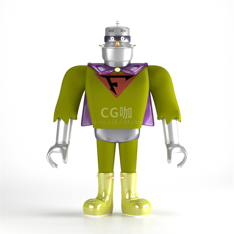 CG咖-儿童玩具模型机器人玩具模型科学怪人玩具模型