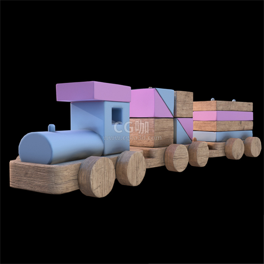 CG咖-儿童玩具模型玩具火车模型