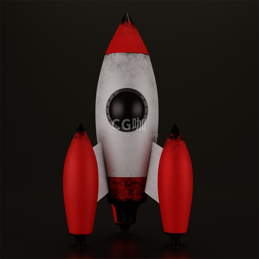 CG咖-玩具火箭模型