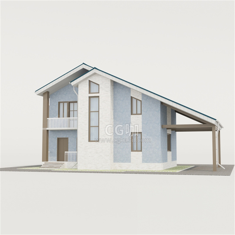 CG咖-房屋模型房子模型建筑模型住房模型高端住宅模型