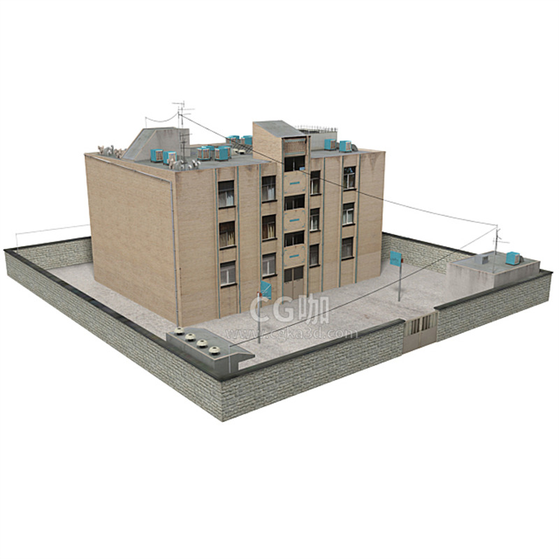 CG咖-房屋模型房子模型建筑模型楼房模型