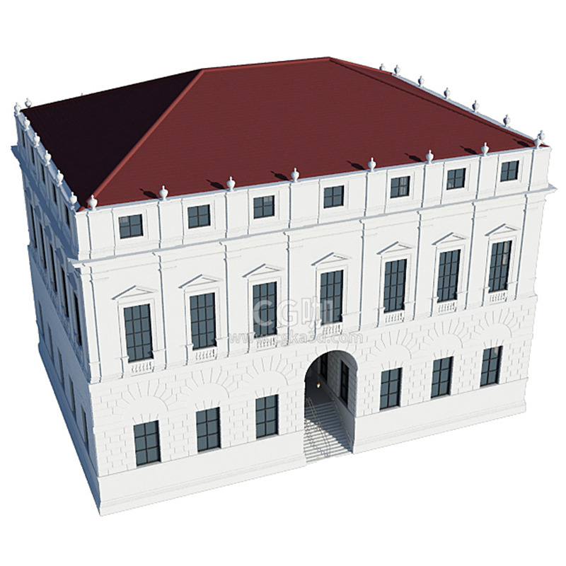 CG咖-房屋模型房子模型城市建筑模型楼房模型住宅模型大楼模型办公楼模型