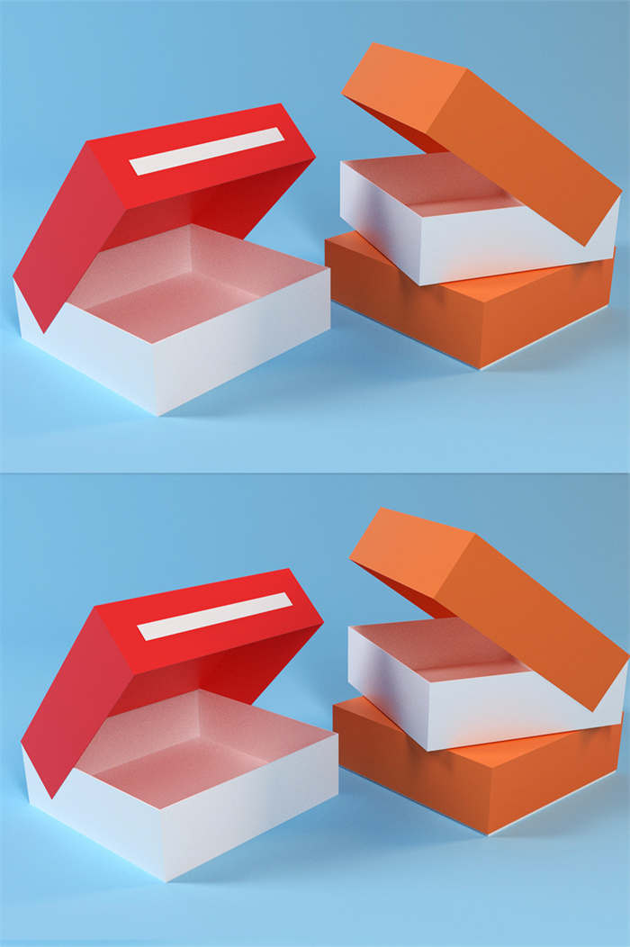 CG咖-鞋盒模型产品包装盒模型