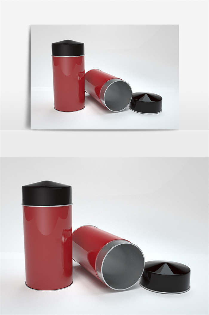 CG咖-产品包装罐模型茶叶罐模型糖果罐模型