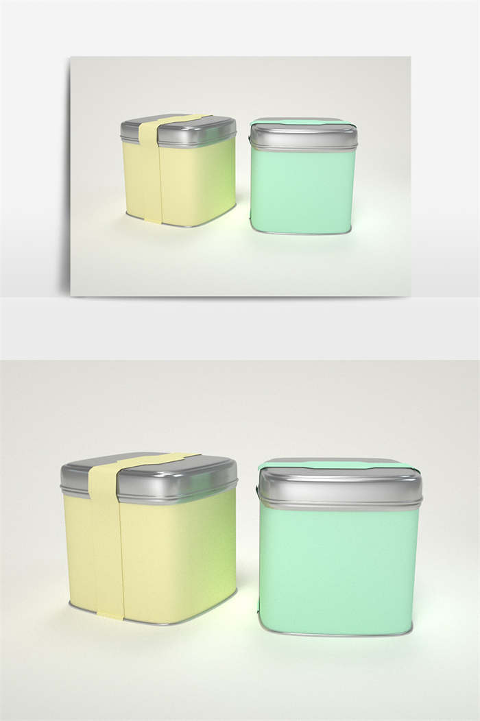 CG咖-产品包装罐模型茶叶罐模型糖果罐模型密封罐模型