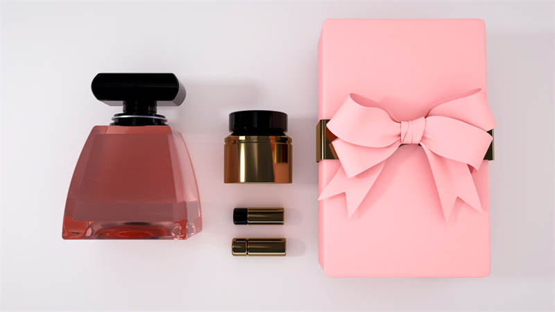 CG咖-香水瓶模型香水包装盒模型礼品盒模型