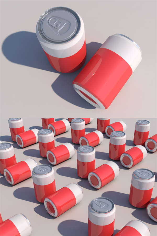 CG咖-易拉罐模型产品包装罐模型饮料罐模型