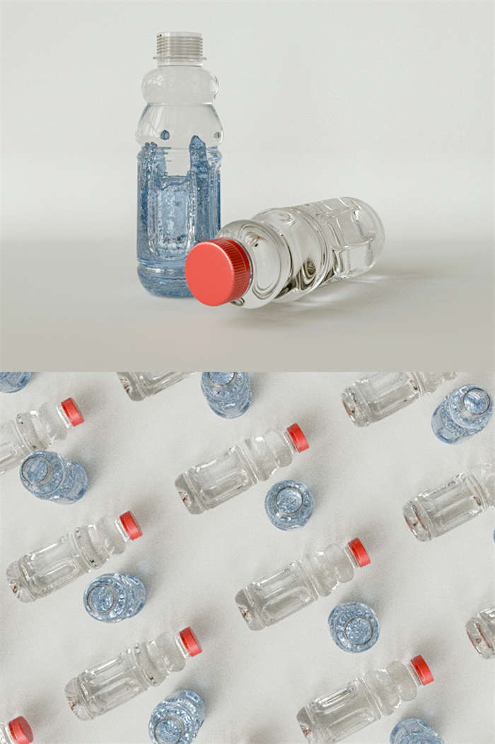 CG咖-矿泉水瓶模型