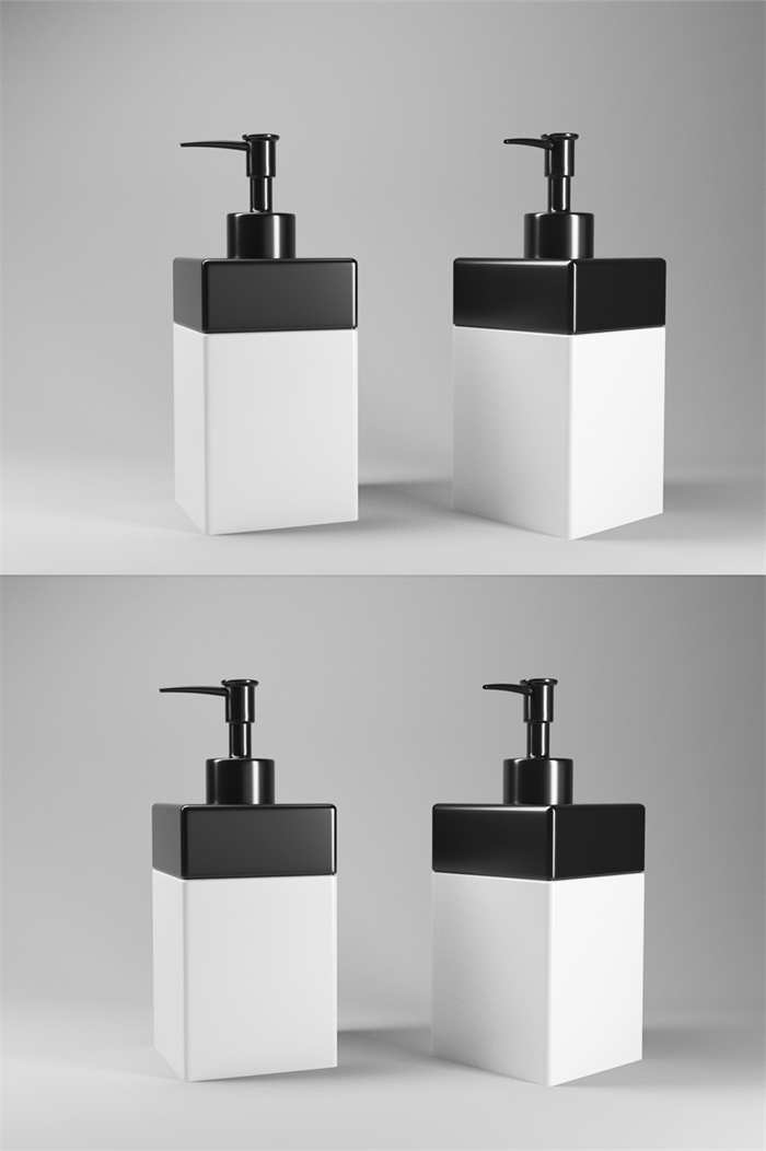 CG咖-沐浴露瓶模型洗手液瓶模型洗发露瓶模型产品包装瓶模型