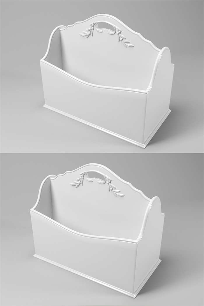 CG咖-挂墙收纳盒模型