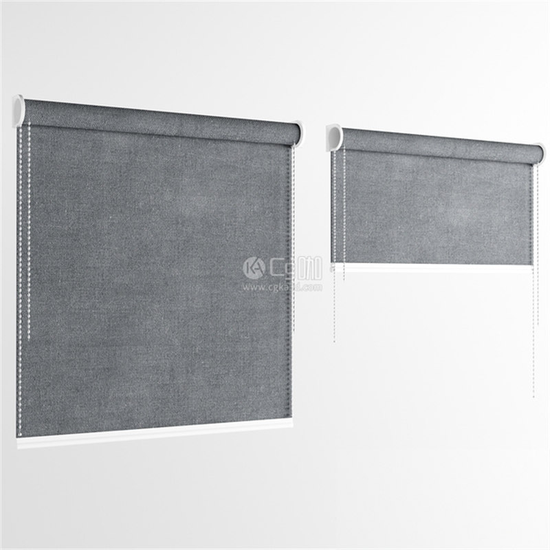 CG咖-窗帘模型遮阳帘模型卷帘模型布帘模型