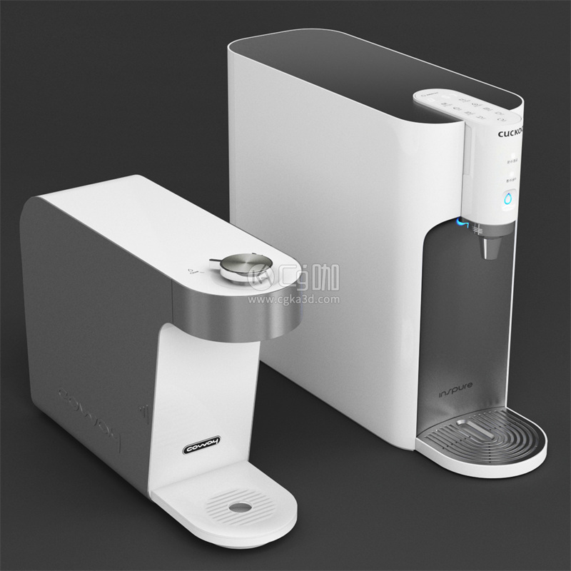 CG咖-净水器模型现代饮水机模型