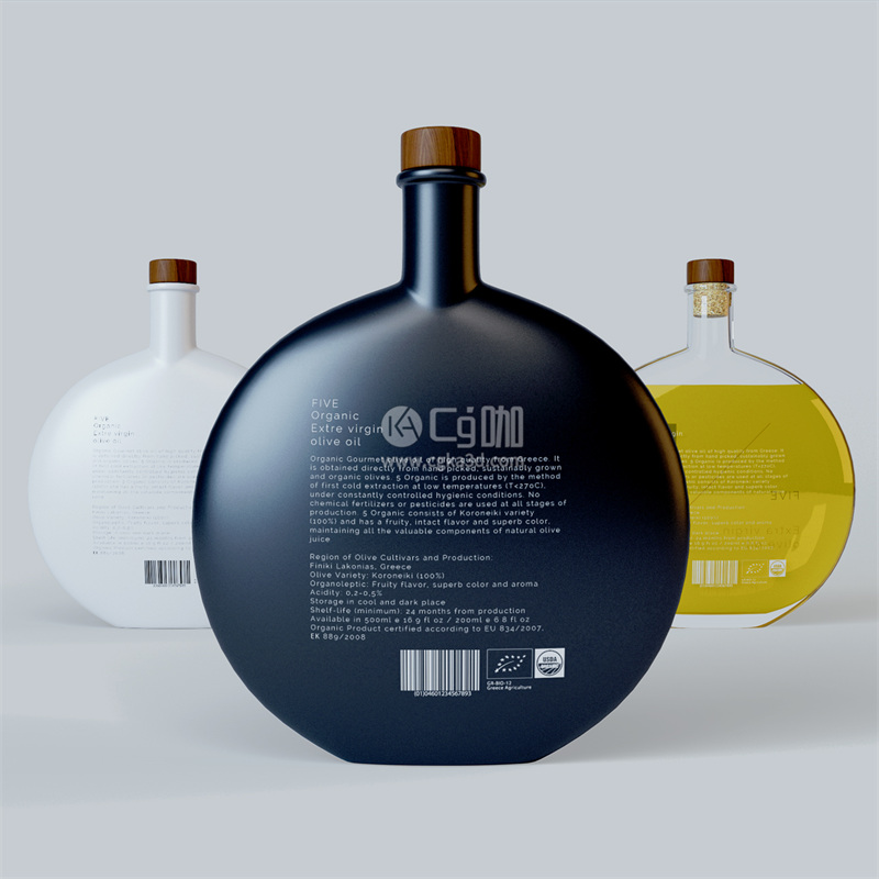 CG咖-橄榄油瓶模型橄榄油模型