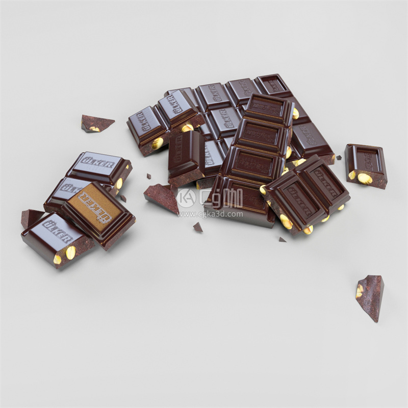 CG咖-巧克力模型