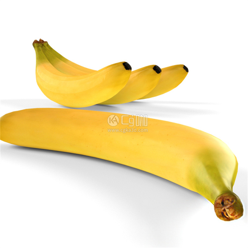 CG咖-水果模型香蕉模型