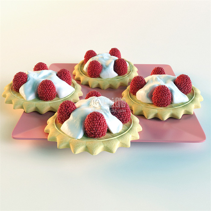 CG咖-甜品模型甜点模型蛋糕饼干模型