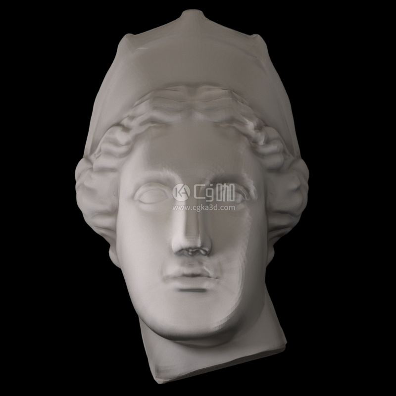 CG咖-人物雕像模型维纳斯石膏头像模型