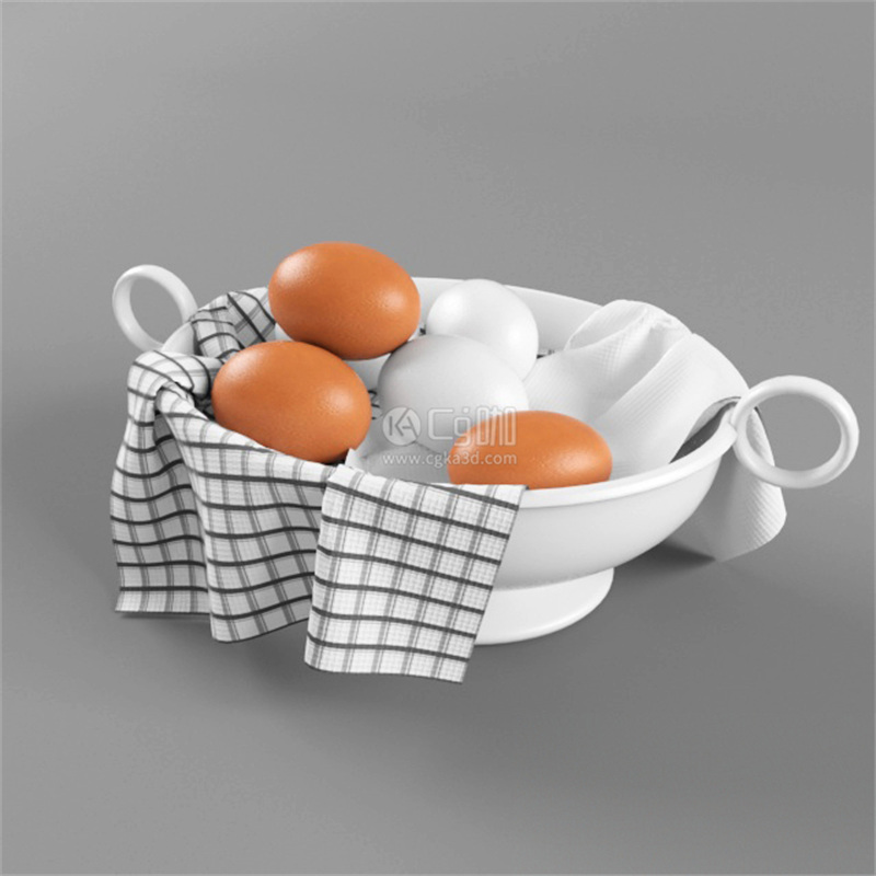 CG咖-鸡蛋模型