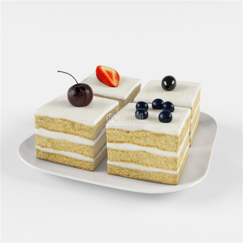 CG咖-蛋糕模型