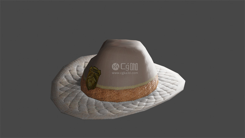 Blender工程-帽子模型牛仔帽模型遮阳帽模型