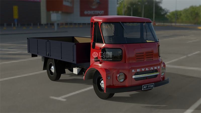 Blender工程-卡车模型货车模型