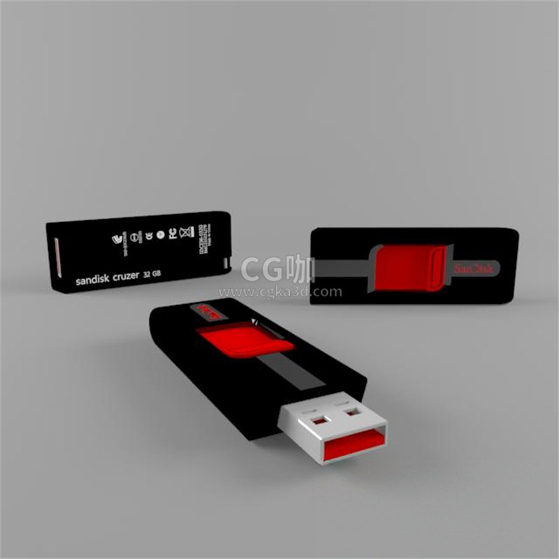CG咖-USB模型闪存盘模型U盘模型