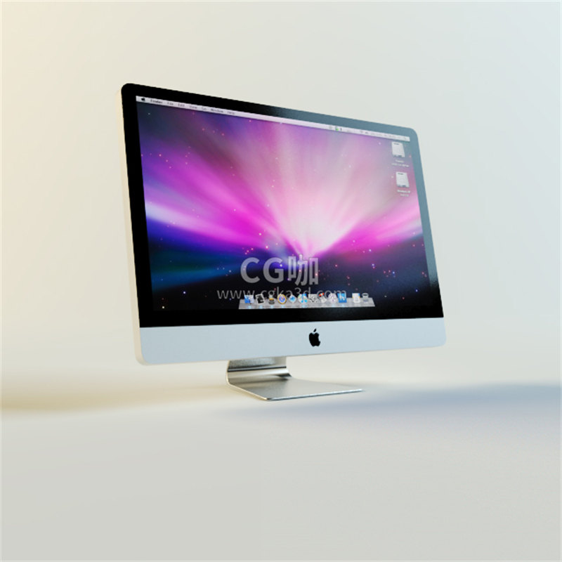 CG咖-苹果电脑模型苹果电脑显示器模型